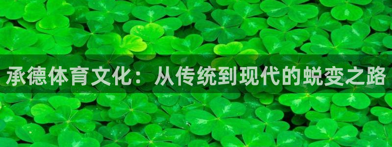 米兰体育官方正版app娱乐是那个系列的台子：承德体育文化：从