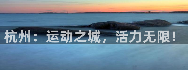 米兰体育官方正版app集团简介：杭州：运动之城，活力